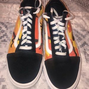 Vans Old Skool Pop Camo Orange